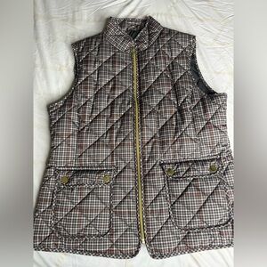 St. John's Bay Houndstooth Jacket - Brown, Gray, and Orange